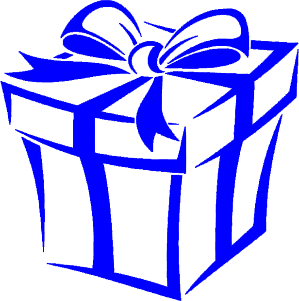 Hidden Gift Box Blue